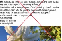 Xử phạt 2 chủ tài khoản Facebook đăng thông tin "bác sĩ rút ống thở của mẹ"