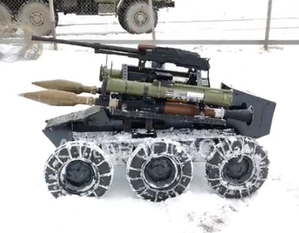 Nga thử lửa robot sát thủ tại mặt trận Donbass - 1 Nga thử lửa robot sát thủ tại mặt trận Donbass - 1