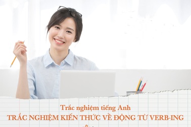 Học Tiếng Anh mỗi ngày: Trắc nghiệm kiến thức về Động từ Verb-ing
