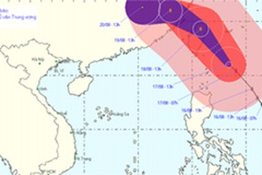 Siêu bão Sepat ảnh hưởng trực tiếp đến đông bắc biển Đông