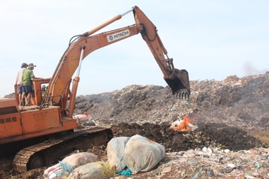 Tiêu hủy hơn 01 tấn khô cá tra "bẩn"