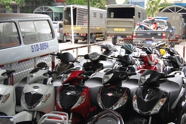Đánh sập đường dây tiêu thụ xe tay ga cực lớn