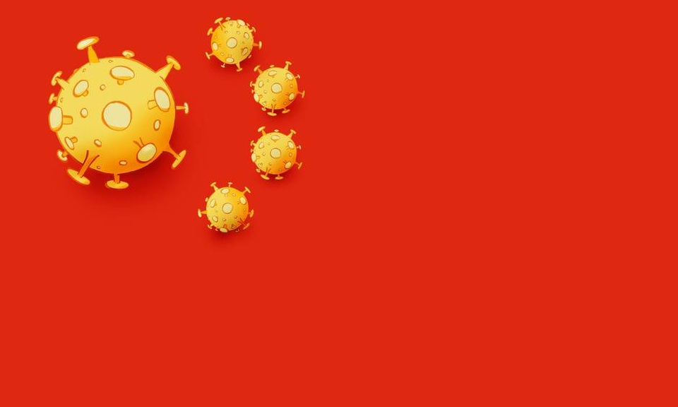 Trung Quốc nổi giận vì ảnh quốc kỳ bị chế với hình virus corona - 1 Trung Quốc nổi giận vì ảnh quốc kỳ bị chế với hình virus corona - 1