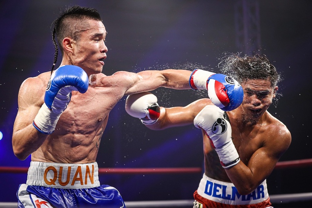 Tay đấm Philippines thách đấu nhà vô địch IBF Đinh Hồng Quân - 1 Tay đấm Philippines thách đấu nhà vô địch IBF Đinh Hồng Quân - 1