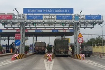 Bắt đầu thu phí tự động không dừng trên quốc lộ 5 từ ngày mai