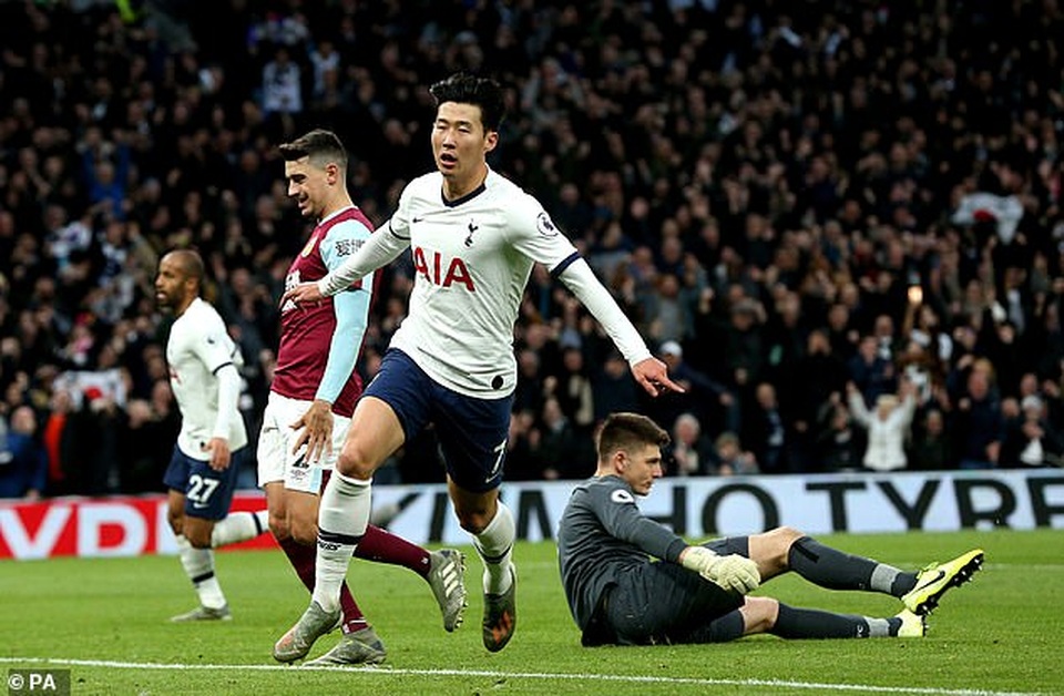 Son Heung Min lập siêu phẩm với pha đi bóng qua 8 cầu thủ - 6 Son Heung Min lập siêu phẩm với pha đi bóng qua 8 cầu thủ - 6