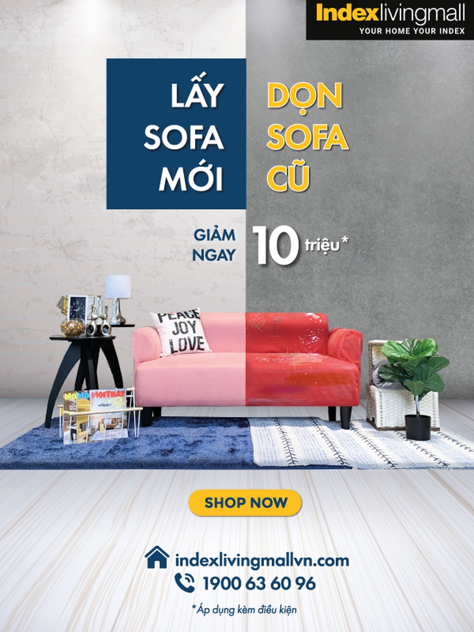 Index Living Mall miễn phí dọn sofa, đổi cũ lấy mới - 1 Index Living Mall miễn phí dọn sofa, đổi cũ lấy mới - 1