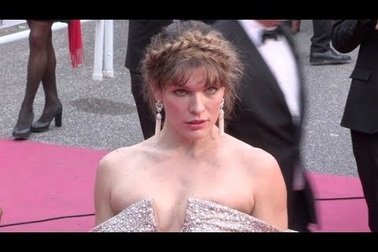 Christoph Waltz, Milla Jovovich dự LHP Cannes