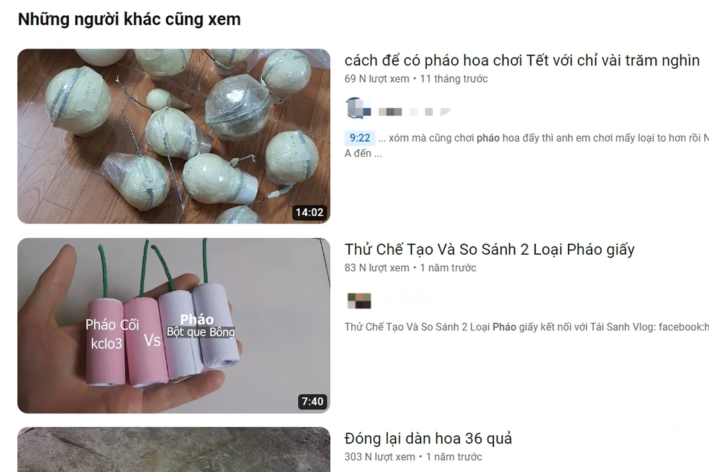 Video dạy học sinh chế pháo nổ ai cũng làm được nhan nhản trên mạng - 3