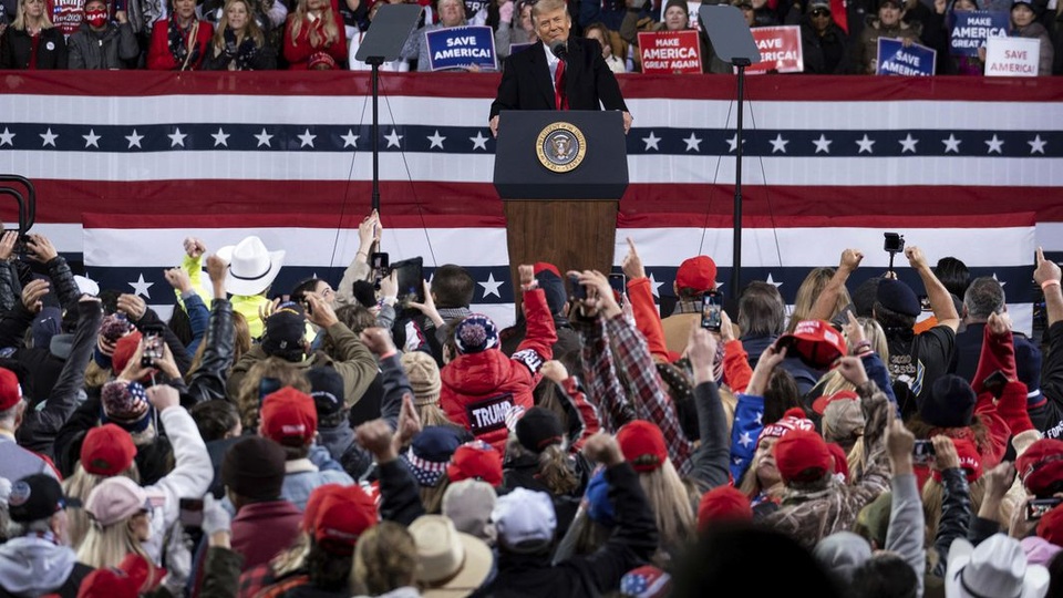 Ông Trump tuyên bố sẽ thắng cử khi quay lại điểm nóng Georgia - 2 Ông Trump tuyên bố sẽ thắng cử khi quay lại điểm nóng Georgia - 2