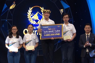 Nam sinh có biệt danh “sửu nhi” chiến thắng cuộc thi tuần Olympia