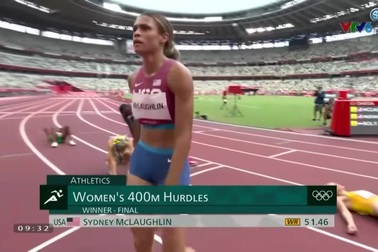 Nữ VĐV Mỹ phá kỷ lục chạy 400m vượt rào tại Olympic 2020