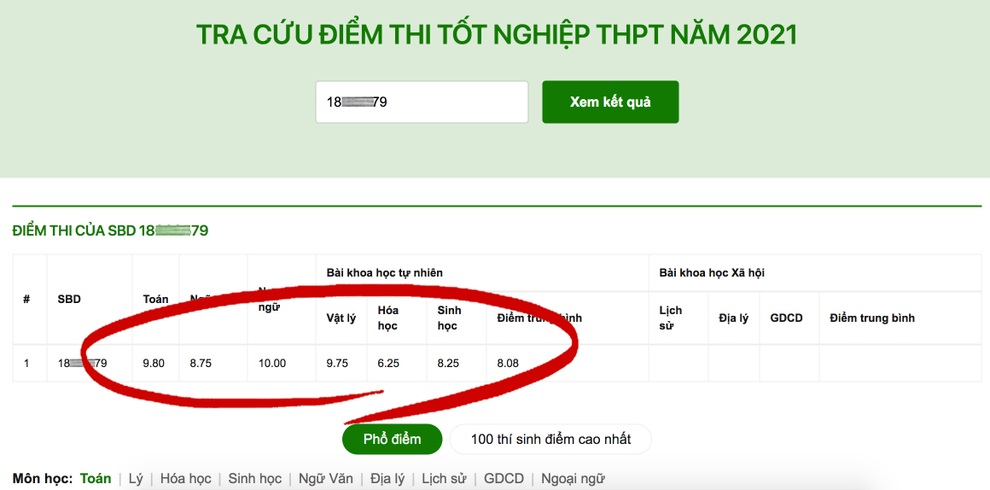 Đạt 29,55 điểm, nam sinh Bắc Giang trở thành thủ khoa khối A1 toàn quốc - 1 Đạt 29,55 điểm, nam sinh Bắc Giang trở thành thủ khoa khối A1 toàn quốc - 1