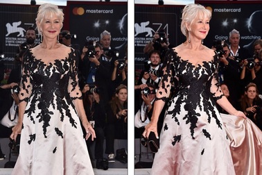 Helen Mirren: 72 tuổi vẫn rạng rỡ