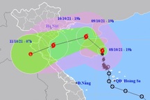 Bão số 7 sắp vào Vịnh Bắc Bộ, nhiều nơi đang mưa rất to