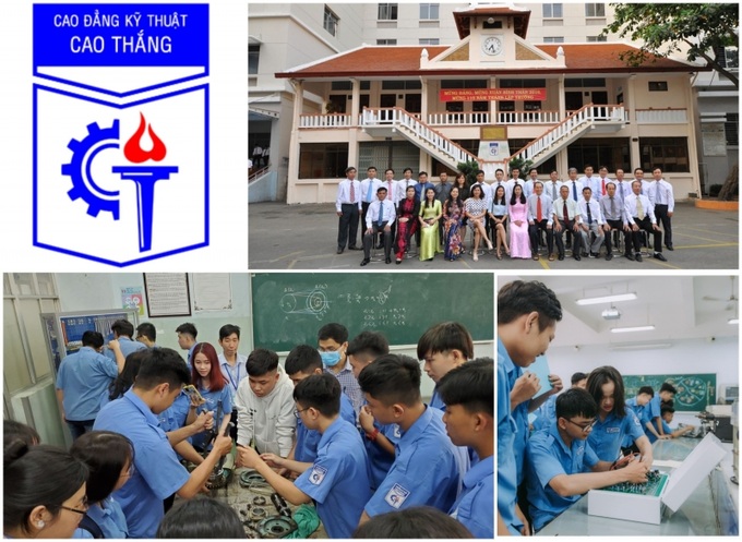Trường Cao đẳng Kỹ thuật Cao Thắng với truyền thống giáo dục hơn một thế kỷ. (Ảnh: caothang.edu.vn)