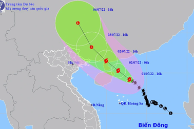 Bão số 1 tăng cấp, nhiều nơi trên đất liền mưa to