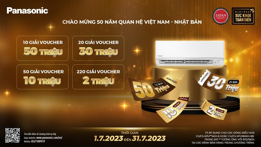 Mua điều hòa Panasonic chuẩn hãng Nhật nhận cơ hội trúng ngay 300 voucher ưu đãi - 2 Mua điều hòa Panasonic chuẩn hãng Nhật nhận cơ hội trúng ngay 300 voucher ưu đãi - 2