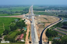Ngắm cao tốc Bãi Vọt - Hàm Nghi sắp thông xe dịp lễ 30/4