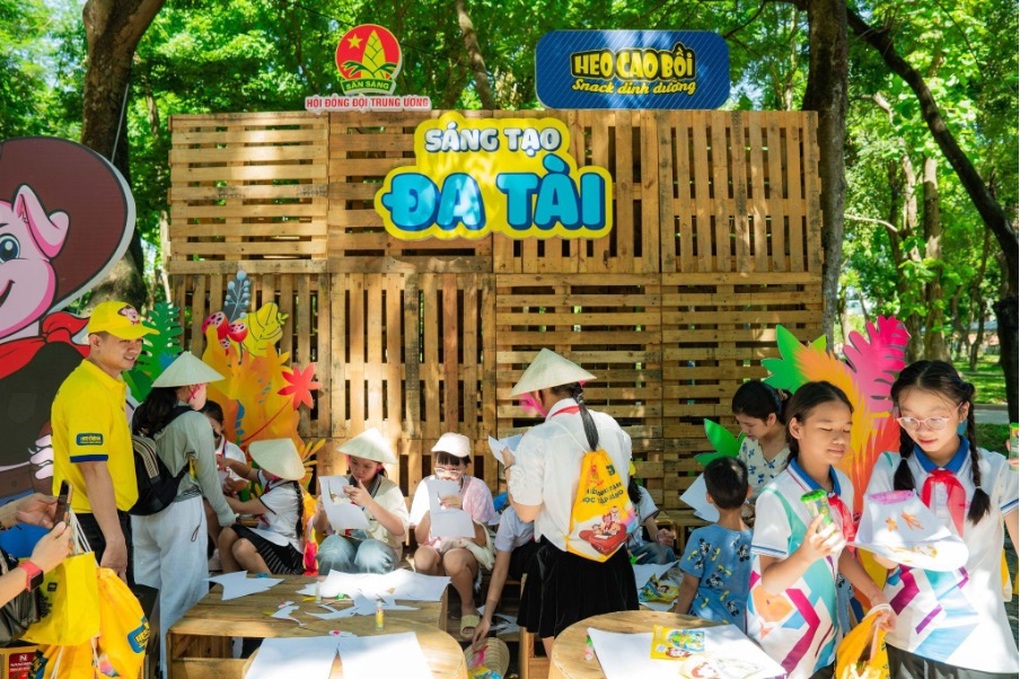 Thỏa sức sáng tạo, phát triển tư duy tại ngày hội thiếu nhi Việt Nam học tập sáng tạo - 2 Thỏa sức sáng tạo, phát triển tư duy tại ngày hội thiếu nhi Việt Nam học tập sáng tạo - 2