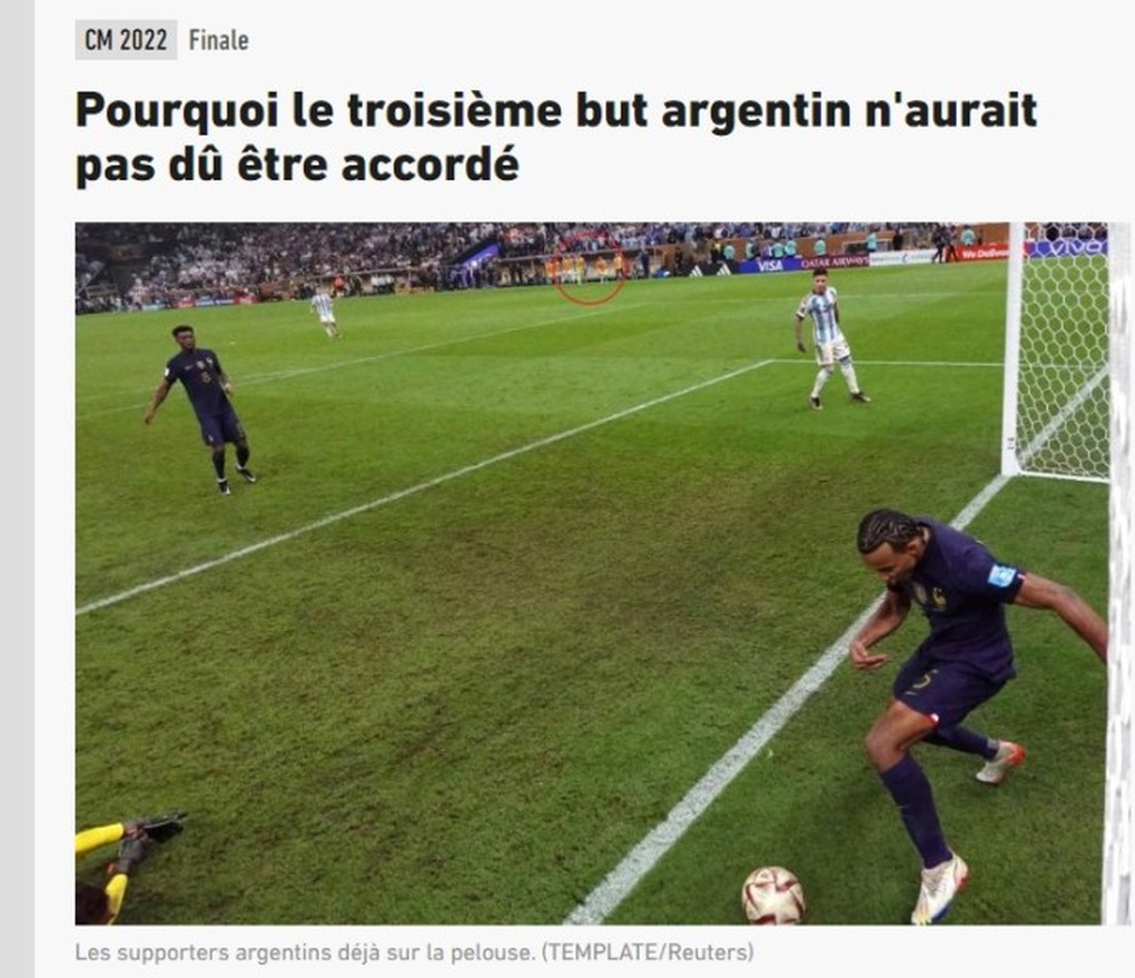 Báo Pháp kêu oan, tố cáo Messi ghi bàn phạm luật - 2 Báo Pháp kêu oan, tố cáo Messi ghi bàn phạm luật - 2
