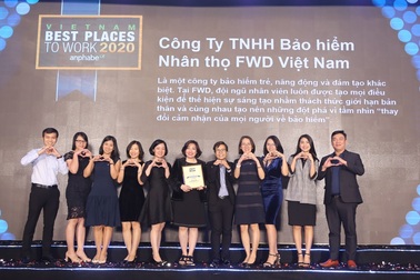 Lý do FWD lọt Top 3 nơi làm việc tốt nhất ngành bảo hiểm