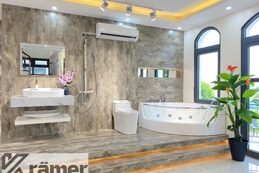 Nâng tầm đẳng cấp không gian tắm với thiết bị vệ sinh Kramer