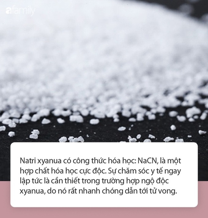 Hợp chất Natri xyanua trong vụ em họ đầu độc chị vì yêu anh rể ở Thái Bình là chất cực độc đáng sợ thế nào? - Ảnh 3.