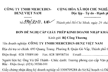 Tuyên bố ngừng nhập, các hãng xe vẫn xin cấp phép kinh doanh ô tô nhập khẩu