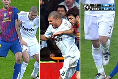 “Máy chém” Pepe tiếp tục khiến cầu thủ Barca sợ hãi