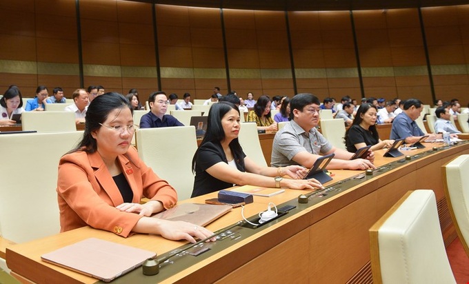 Quốc hội biểu quyết thông qua Luật Sửa đổi, bổ sung một số điều của Luật Công an nhân dân.