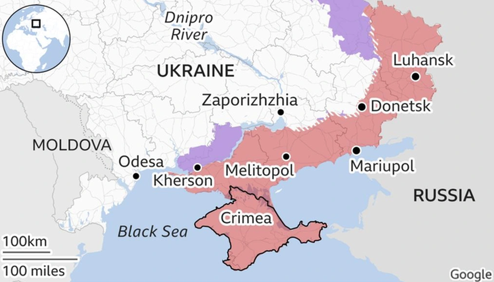 Nga đào hào, dựng chướng ngại vật ngăn Ukraine đột kích bán đảo Crimea - 3 Nga đào hào, dựng chướng ngại vật ngăn Ukraine đột kích bán đảo Crimea - 3