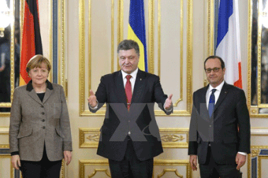 Pháp, Đức đề xuất trao quyền tự trị lớn hơn cho phe ly khai Ukraine