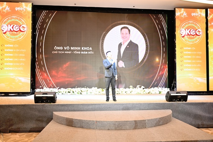 Ông Võ Minh Khoa phát biểu tại buổi lễ ra mắt