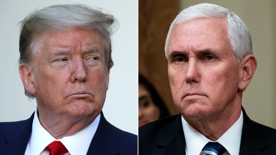 Ông Trump rạn nứt với phó tướng Pence sau thất bại lật kèo - 1 Ông Trump rạn nứt với phó tướng Pence sau thất bại lật kèo - 1