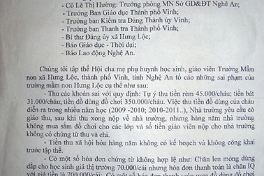Vụ trường thu chi không minh bạch: Hiệu trưởng bị cách chức