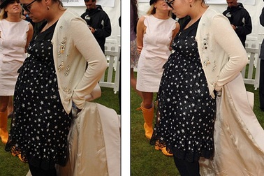 Lily Allen hạnh phúc khoe bụng bầu