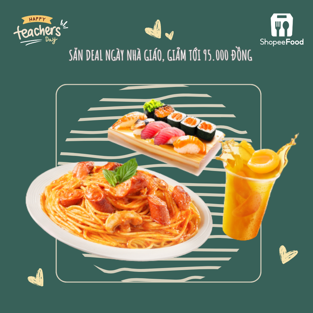 ShopeeFood tung Vạn Deal Tri Ân đón Ngày Nhà giáo 20/11 - 5 ShopeeFood tung Vạn Deal Tri Ân đón Ngày Nhà giáo 20/11 - 5