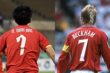 Đình Bắc xuất hiện trên trang chủ FIFA bên cạnh Beckham