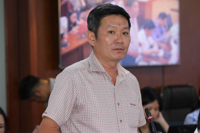 Ông Mai Thanh Tùng, Phó trưởng Phòng phát triển nhà và thị trường bất động sản, Sở Xây dựng TP.HCM. (Ảnh: Thành Nhân).