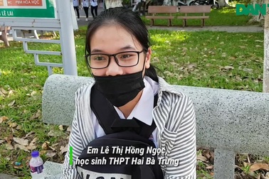 Thí sinh Huế nhận định phần Hình học không gian khó