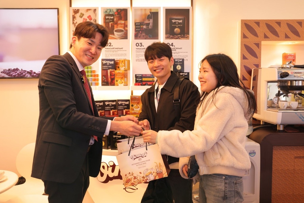 Vinacafé chinh phục khẩu vị người Hàn Quốc tại Seoul Cafe Show - 2 Vinacafé chinh phục khẩu vị người Hàn Quốc tại Seoul Cafe Show - 2