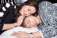 Khoảnh khắc ngọt ngào của vợ chồng Kim Tae Hee và Bi (Rain)