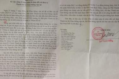 Sở GTVT Cần Thơ thiếu cán bộ vì nhiều người bị bắt và kỷ luật