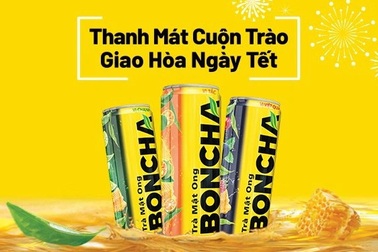Trà mật ong Boncha: Thanh mát cho ngày Tết