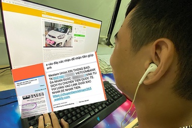 Giả dịch vụ chuyển tiền Western Union để lừa đảo