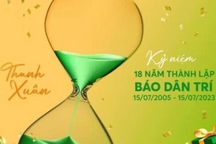 Chúc mừng tuổi thanh xuân báo Dân trí