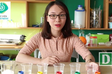 Cách tạo ra "cầu vồng" độc đáo từ nước lọc, phẩm mầu và đường trắng