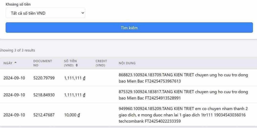 Cái kết bất ngờ sau khi chuyển nhầm 2 lần tiền ủng hộ người dân vùng lũ - 1 Cái kết bất ngờ sau khi chuyển nhầm 2 lần tiền ủng hộ người dân vùng lũ - 1