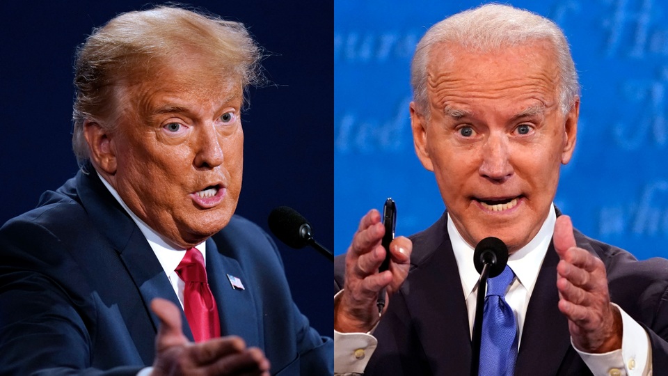 Bầu cử Mỹ 2020: Nút tắt micro giúp ông Trump ghi điểm trong tranh luận - 1 Bầu cử Mỹ 2020: Nút tắt micro giúp ông Trump ghi điểm trong tranh luận - 1